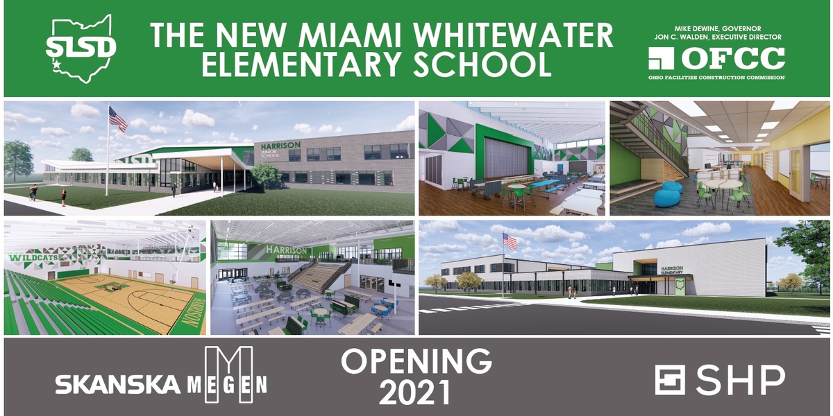 Opening in 2021 - The New Miami Whitewater Elementary School picture collage